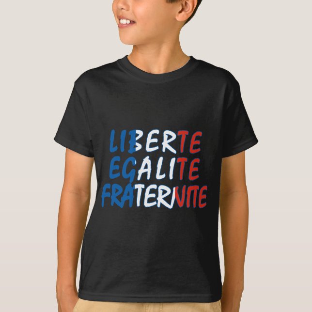 Camiseta Productos de Liberte Egalite Fraternite (Anverso)