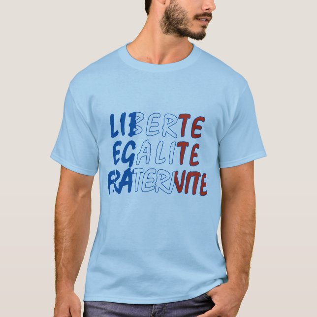 Camiseta Productos de Liberte Egalite Fraternite (Anverso)