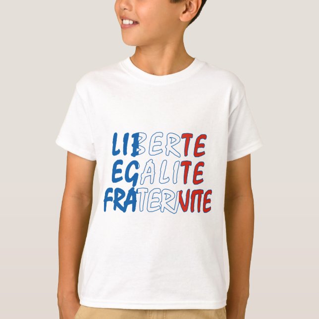 Camiseta Productos de Liberte Egalite Fraternite (Anverso)