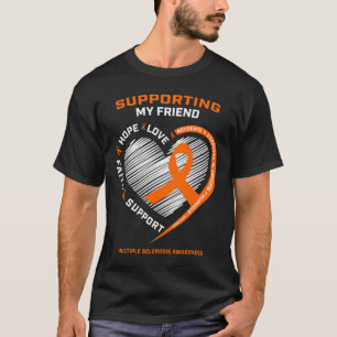 Camiseta Productos de regalo Naranja Sra. Friend Esclerosis