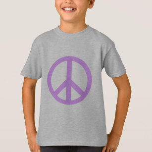 Camiseta Productos del signo de la paz de la lila