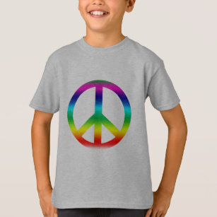 Camiseta Productos del signo de la paz del arco iris