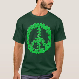 Camiseta Productos del signo de la paz del trébol
