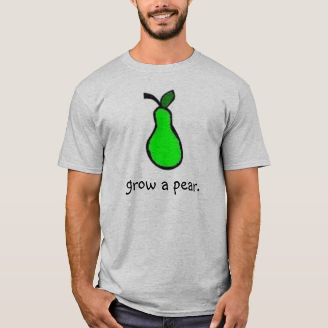 Camiseta produzca una pera (Anverso)