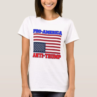 Camiseta Proestadounidense Anti-Trump