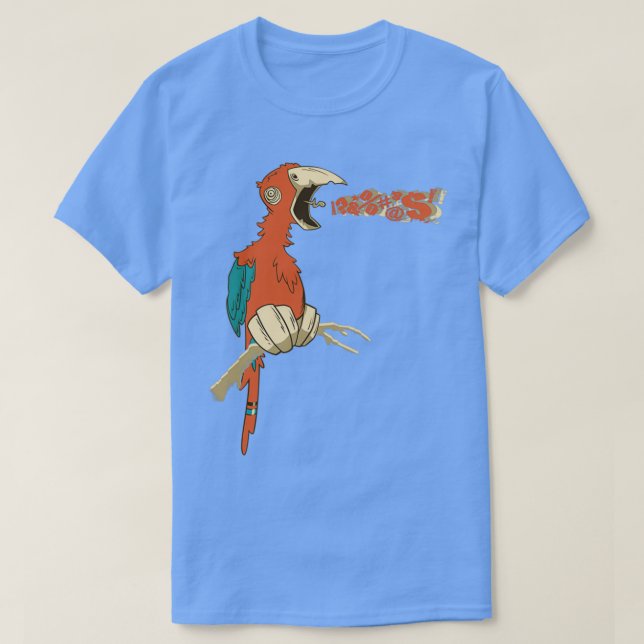 Camiseta Profanity Parrot (Diseño del anverso)