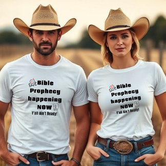 Camiseta Profecía Bíblica Ocurriendo Ahora Unisex