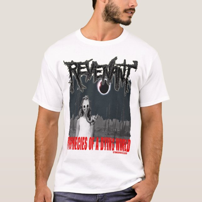 Camiseta Profecías de Revenant de un mundo de muerte (Anverso)
