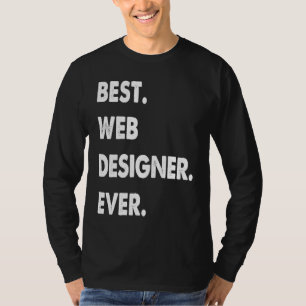 Camiseta Profesión de Diseñador Web Mejor Diseñador Web de