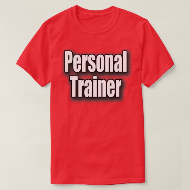 Camiseta Profesión de formador personal (Diseño del anverso)