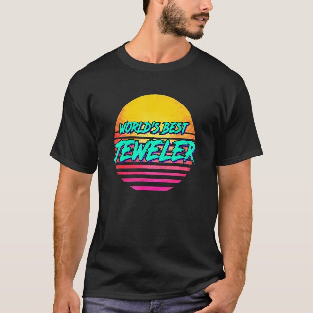 Camiseta Profesión de Jeweler Retro (Anverso)