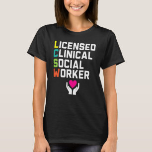 Camiseta Profesión de Trabajador Social Clínico Licenciado