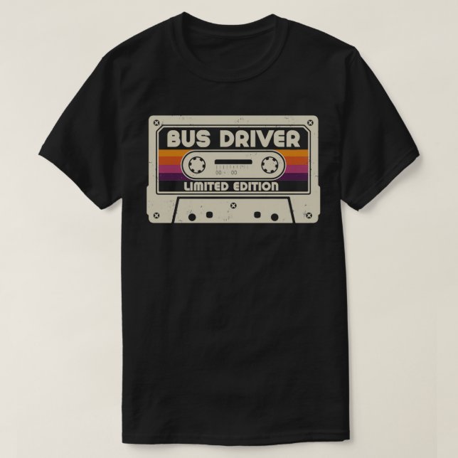 CAMISETA PROFESIÓN DEL CONDUCTOR DE AUTOBÚS (Diseño del anverso)