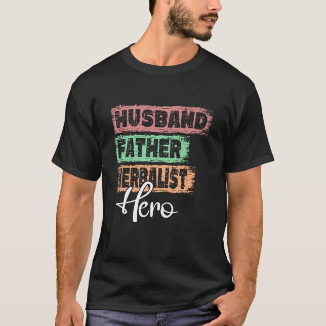 Camiseta Profesión padre héroe padre Herbalist (Anverso)