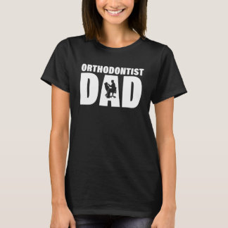 Camiseta Profesión Trabajo Para Hombres Ortodoncista Padr