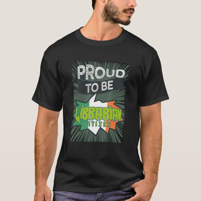 Camiseta Profesional bibliotecaria orgullosa 2 (Anverso)