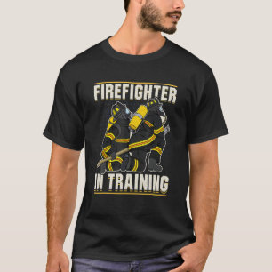 Camiseta Profesional de bomberos ahorra trabajo papá dicien