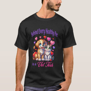 Camiseta Profesional de cuidado de mascotas Vet Tech Veteri