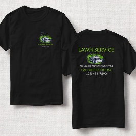Camiseta Profesional de cuidado y servicios de jardín verde
