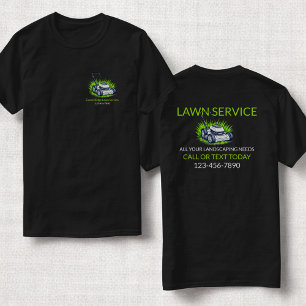 Camiseta Profesional de cuidado y servicios de jardín verde