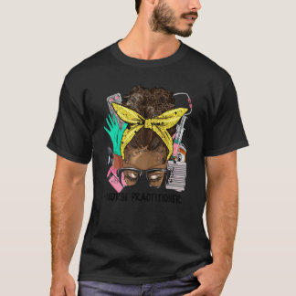 Camiseta PROFESIONAL DE ENFERMERÍA Moño Desordenado Cabello