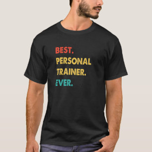 Camiseta Profesional de formador personal Retro Mejor Tr pe
