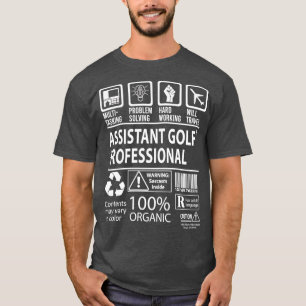 Camiseta Profesional de golf asistente con certificación mu