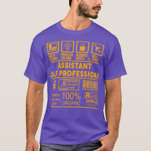 CAMISETA PROFESIONAL DE GOLF ASISTENTE DISEÑO BONITO