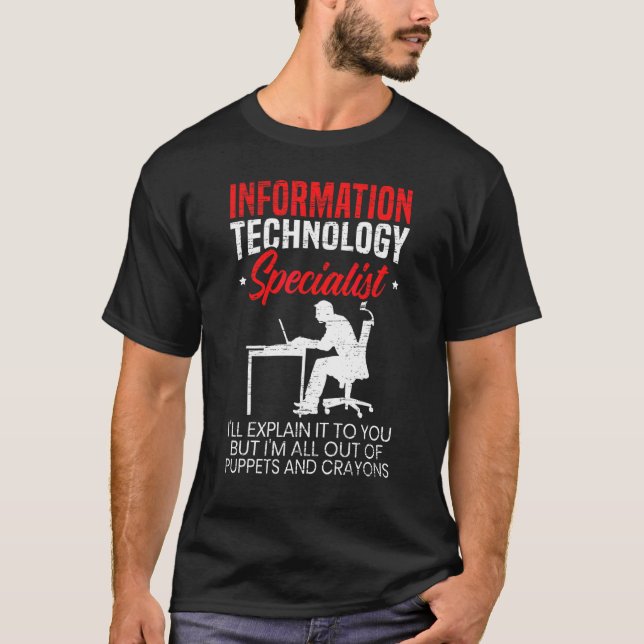 Camiseta Profesional de informática especializado en inform (Anverso)
