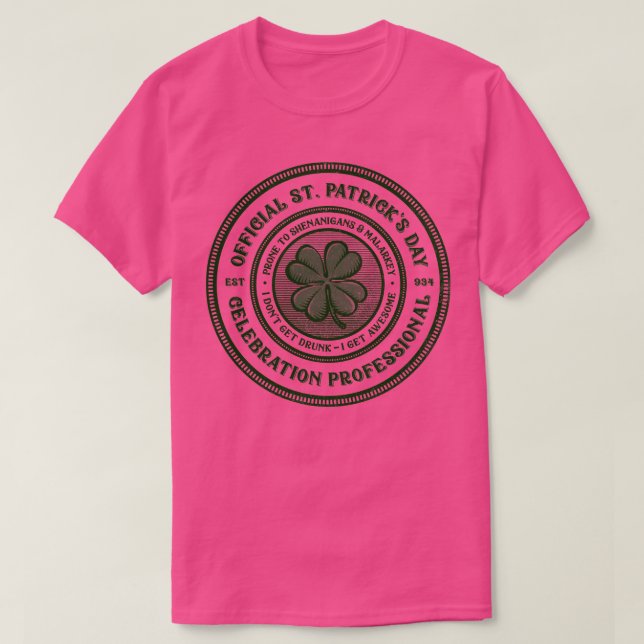 Camiseta Profesional de la celebración (Diseño del anverso)