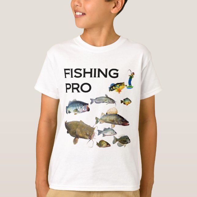 Camiseta Profesional de la pesca (Anverso)