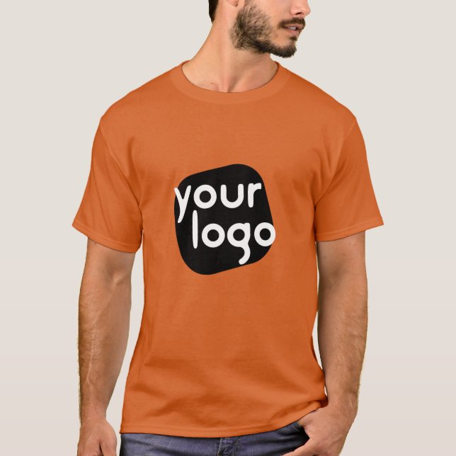 Camiseta Profesional de marca simple y moderna Añada su log (Anverso)