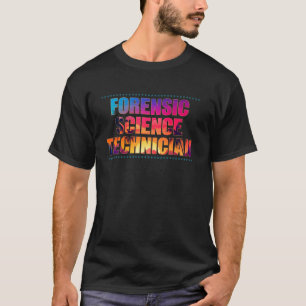 Camiseta Profesional de Técnico de Ciencia Forense Sunset