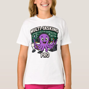 Camiseta Profesional del estudiante de aula de pulpo multit