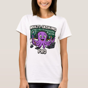Camiseta Profesional del estudiante de aula de pulpo multit