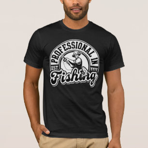 Camiseta Profesional en la pesca (Est. Personalizable del