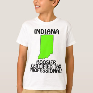 Camiseta ¿Profesional fiscal certificado Hoosier de Indiana