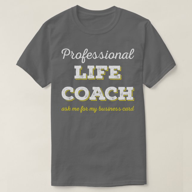 Camiseta Profesional Life Coach (Diseño del anverso)