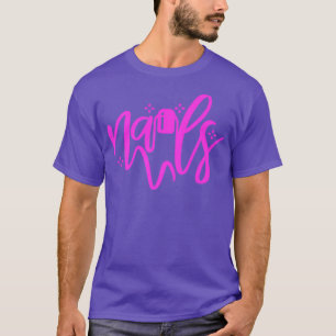 Camiseta Profesional Nails Art Manicurista Pedicurista