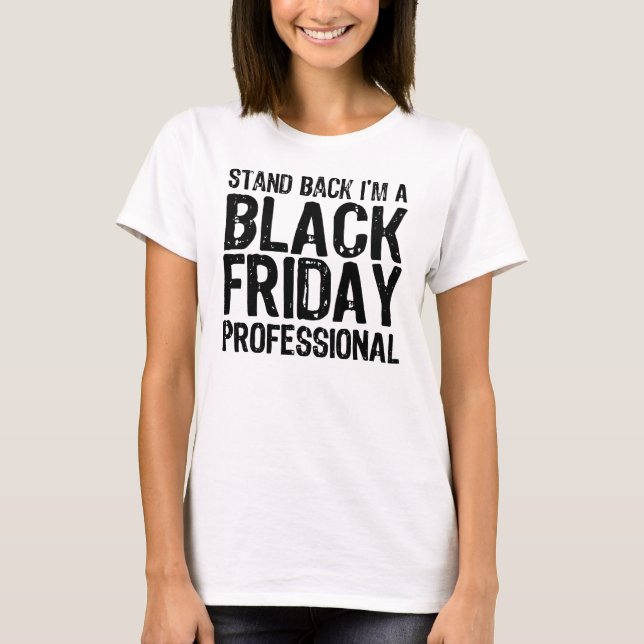 Camiseta Profesional negro de viernes (Anverso)