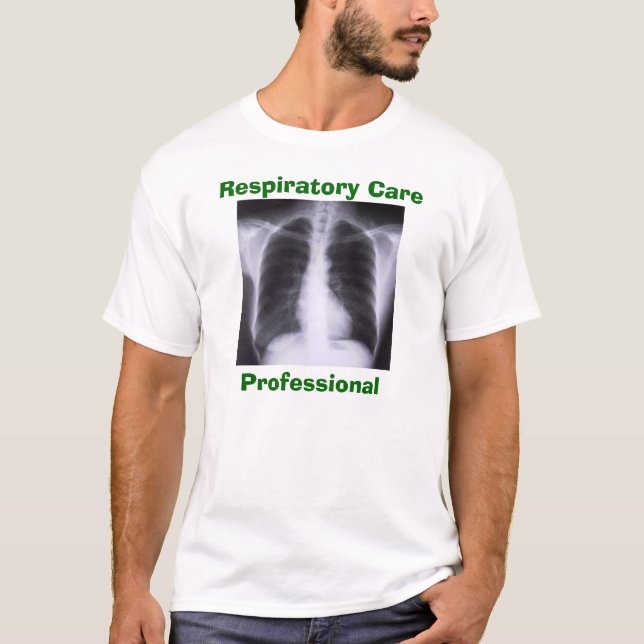 Camiseta Profesional respiratorio del cuidado (Anverso)