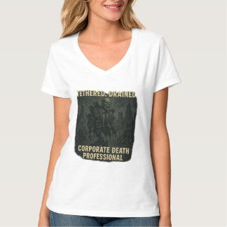 Camiseta Profesional Zombie de la Muerte Corporativa Vida d