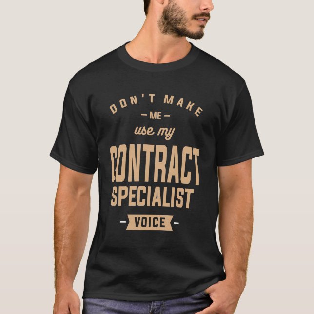 Camiseta Profesionalidad de Cargo de Funny Specialist (Anverso)