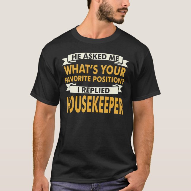 Camiseta Profesiones de cuidador de posición favorita (Anverso)