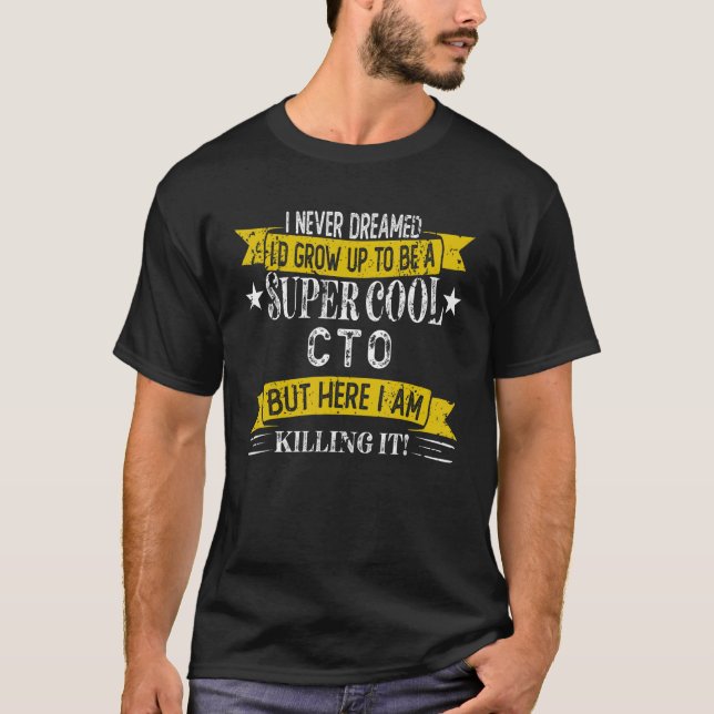 Camiseta Profesiones del título de CTO (Anverso)