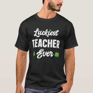 Camiseta Profesor afortunado de la escuela St Patricks Da