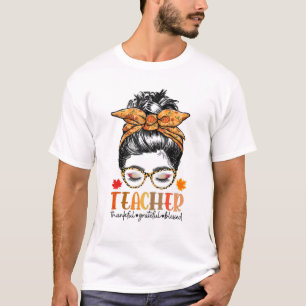 Camiseta Profesor Agradecido Agradecimiento bendecido desme