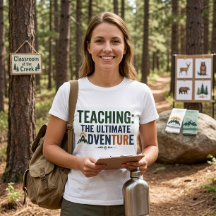 Camiseta Profesor al aire libre Aventura definitiva