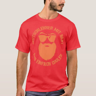 Camiseta Profesor alemán de Guay con barba completa