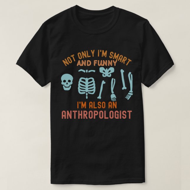 Camiseta Profesor antropólogo, estudiante de antropología (Diseño del anverso)